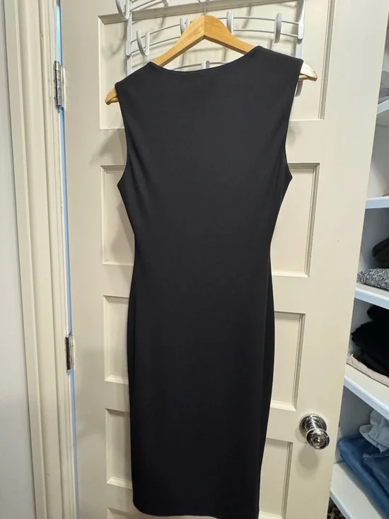Theory Black Sleeveless Sheath Dress - Elegant Everyday - Picture 6 of 6